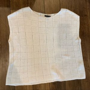 Eileen Fischer White Sweater
